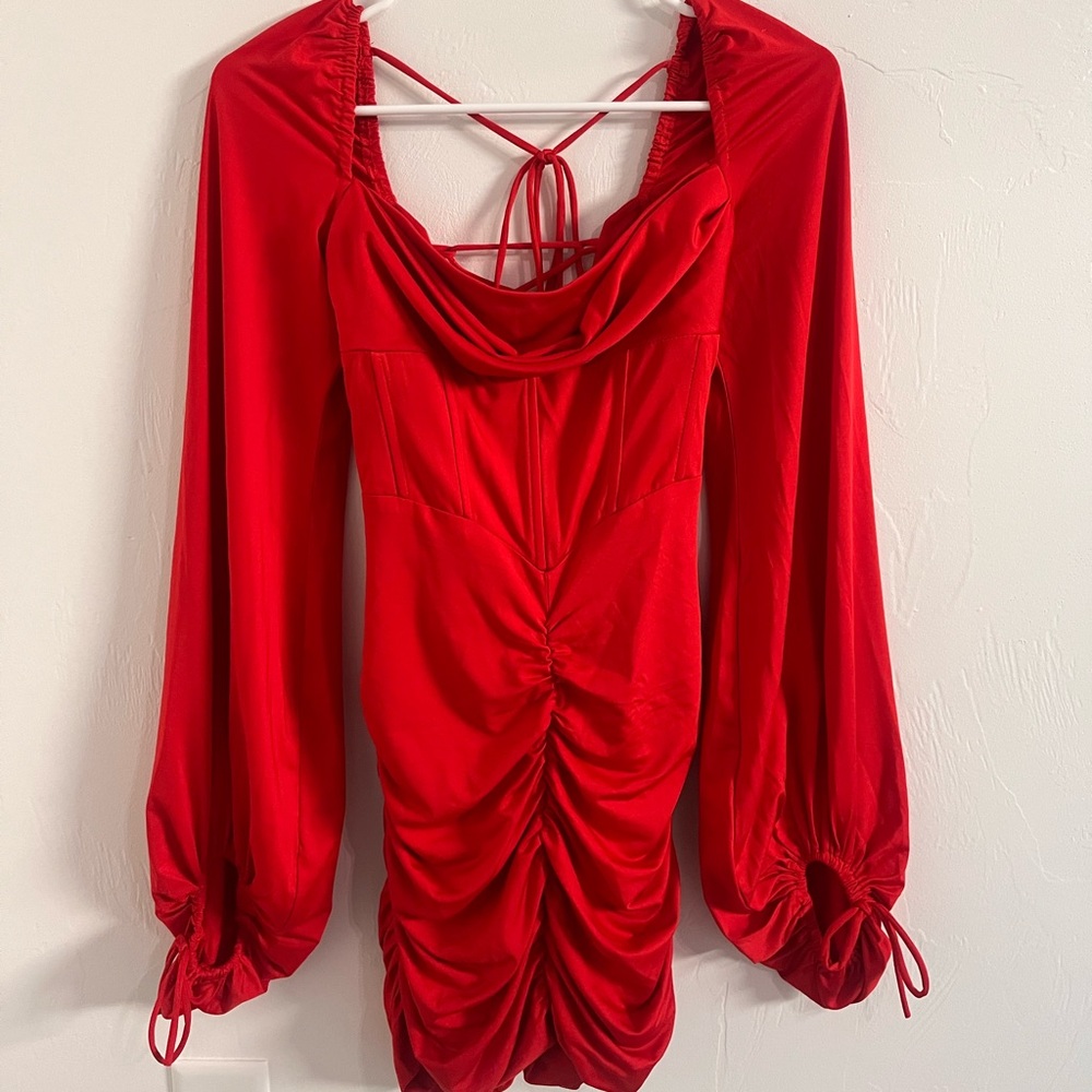 Lucy in the Sky Red Mini Dress